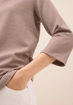 Two Tone Strukturshirt