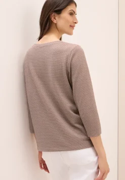 Two Tone Strukturshirt
