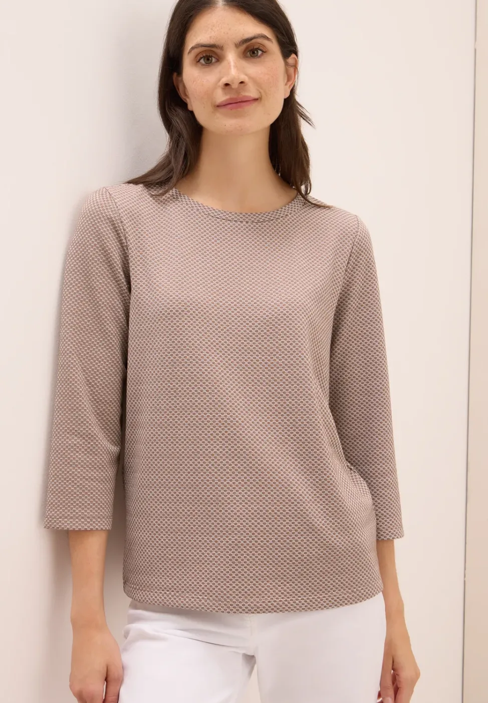 Two Tone Strukturshirt