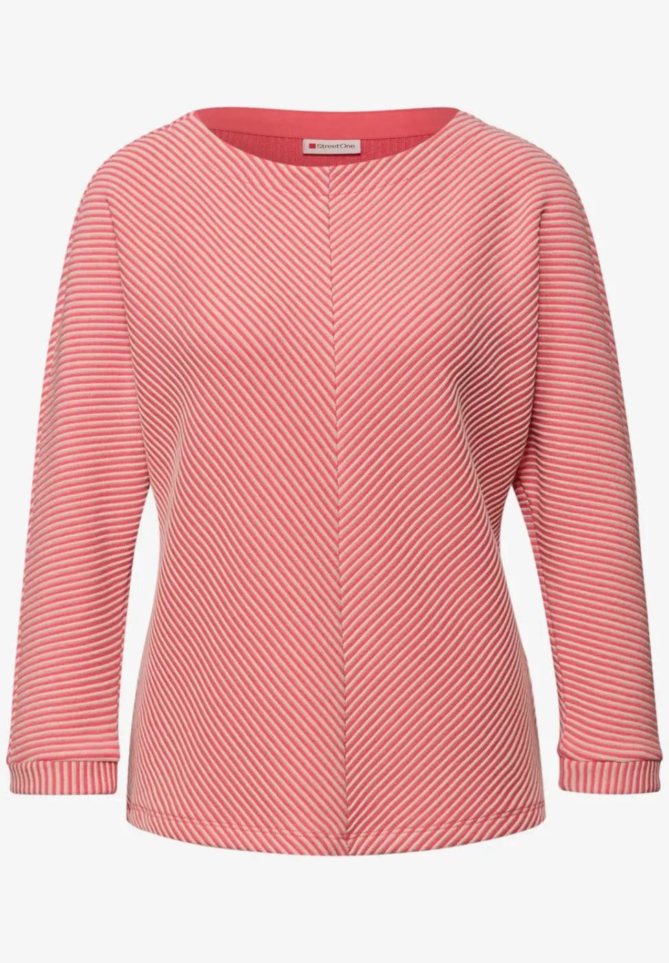 Two-Tone Strukturshirt