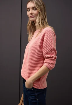 Two-Tone Strukturshirt