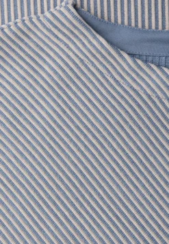 Two-Tone Strukturshirt