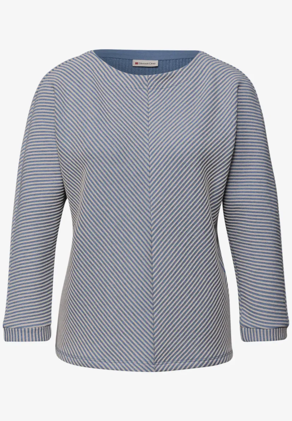 Two-Tone Strukturshirt