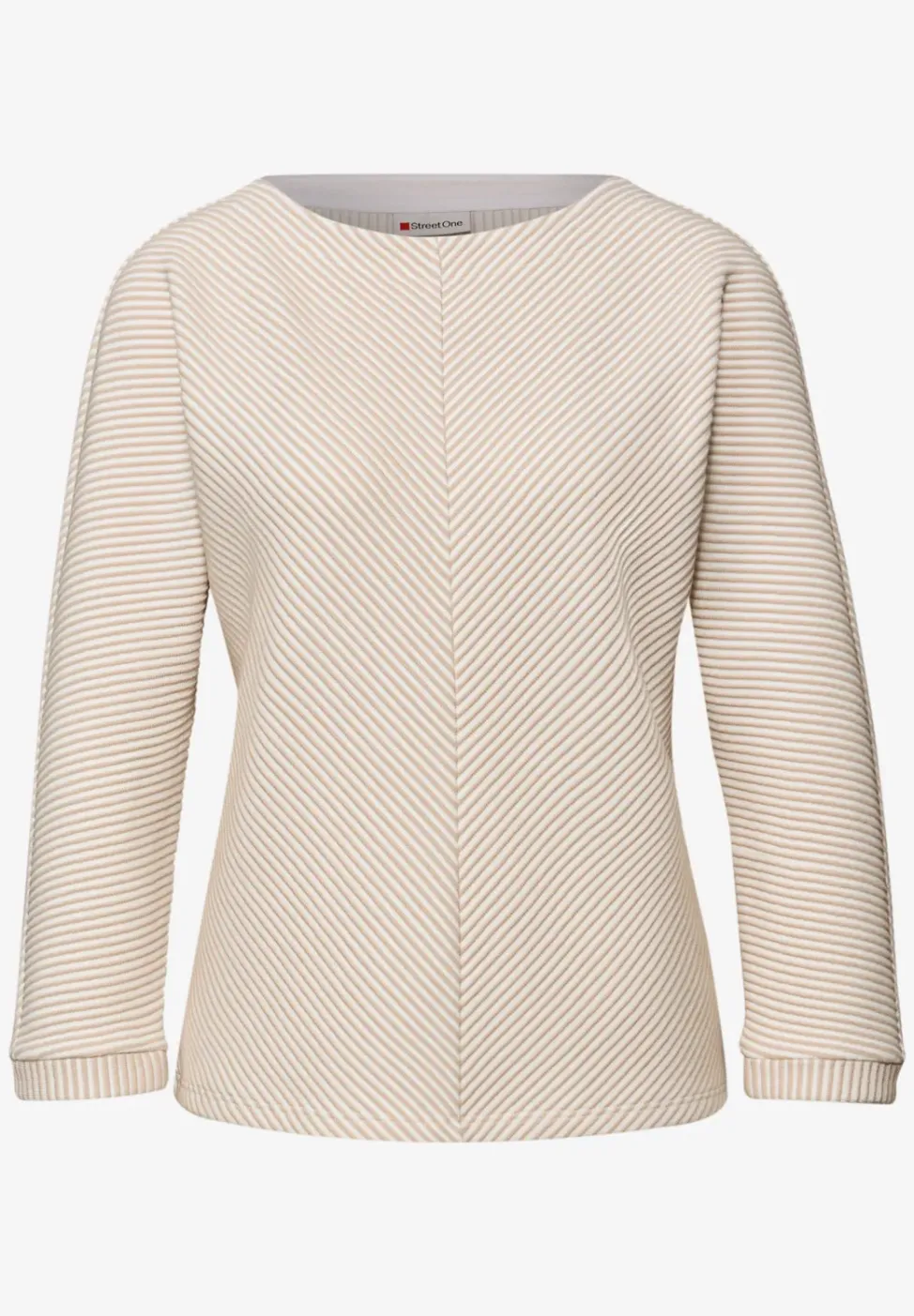 Two-Tone Strukturshirt