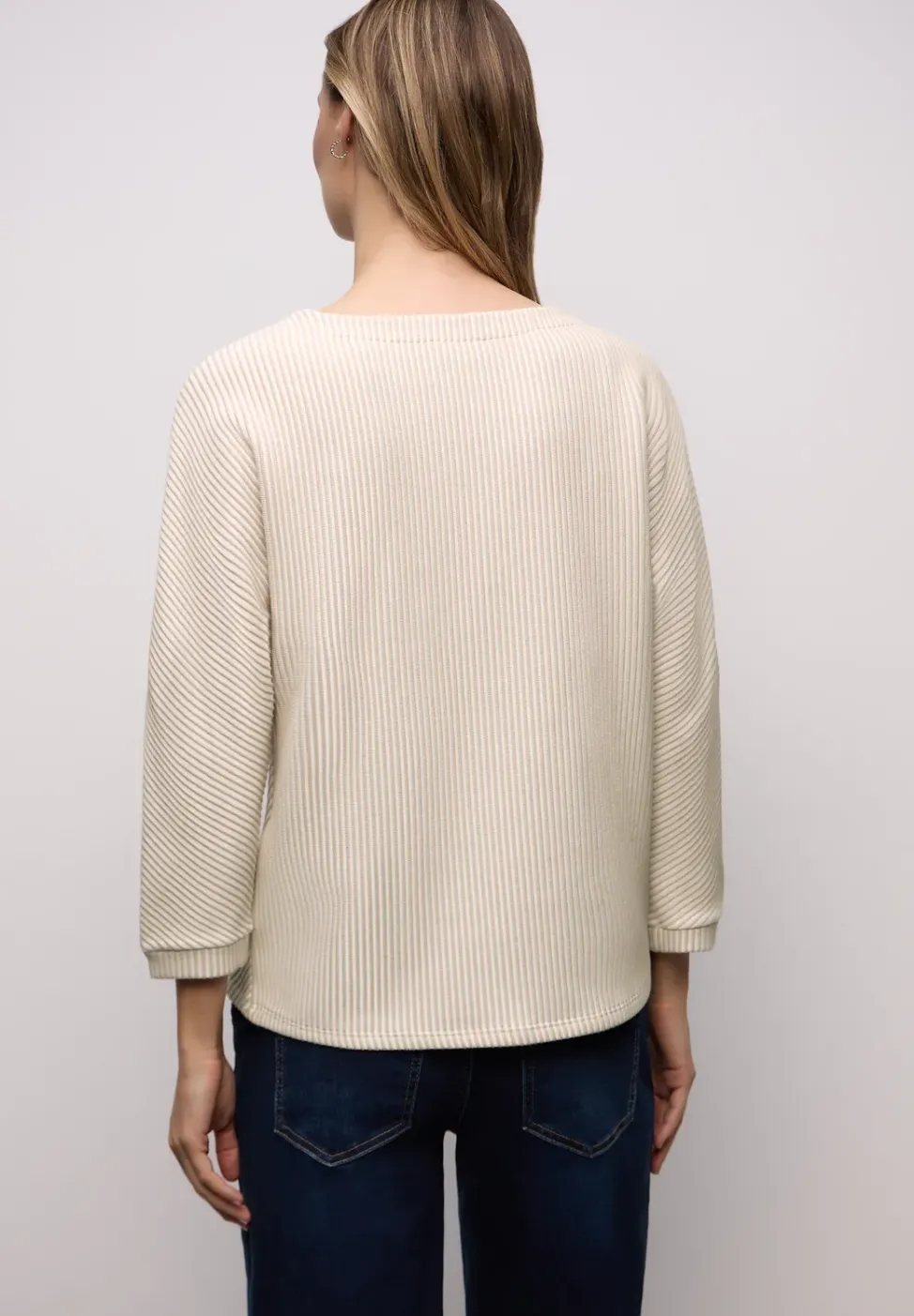 Two-Tone Strukturshirt