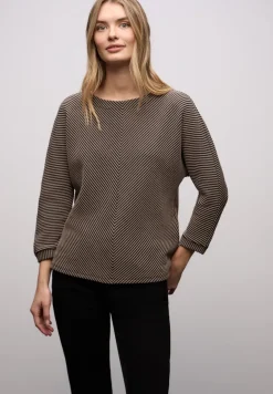 Two-Tone Strukturshirt