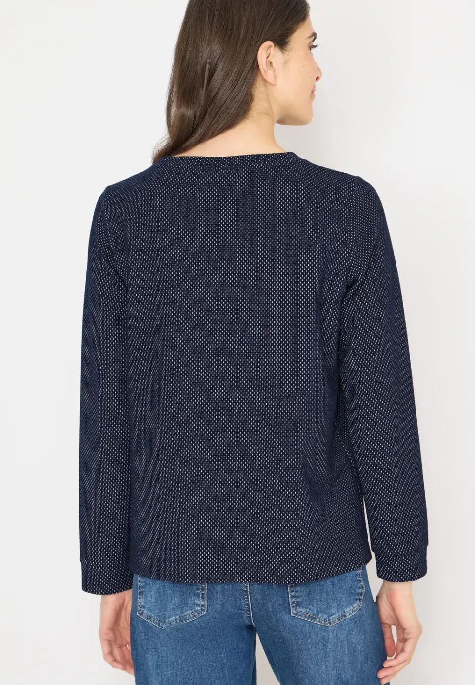 Two Tone Strukturshirt