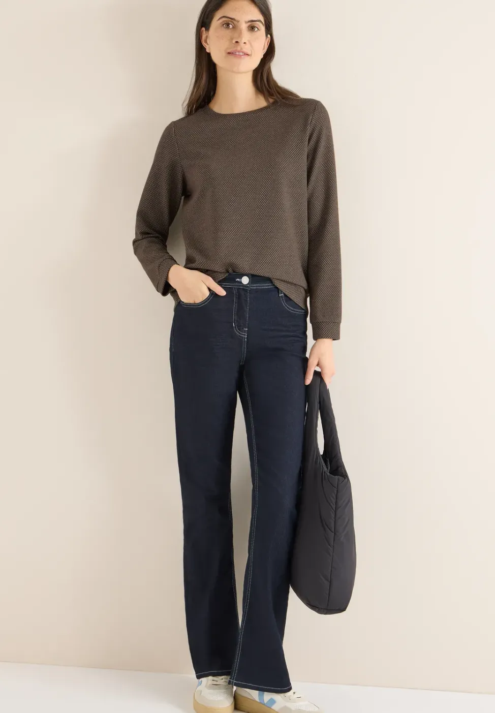 Two Tone Strukturshirt