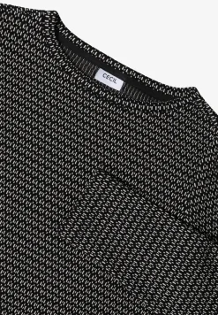 Two-Tone Strukturshirt