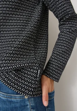 Two-Tone Strukturshirt