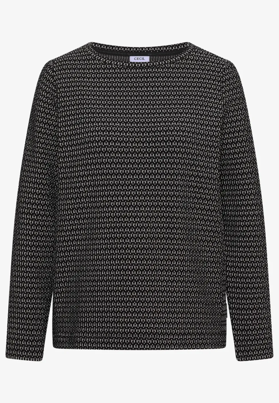 Two-Tone Strukturshirt