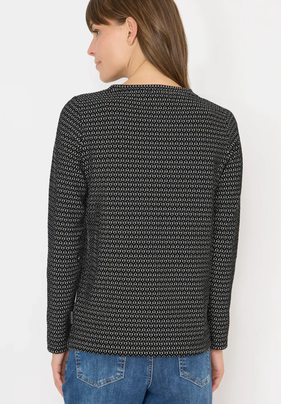 Two-Tone Strukturshirt