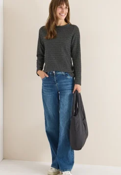 Two-Tone Strukturshirt