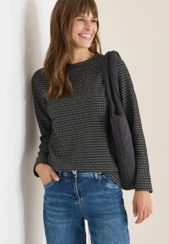 Two-Tone Strukturshirt