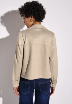 Velours Jacke