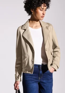 Velours Jacke
