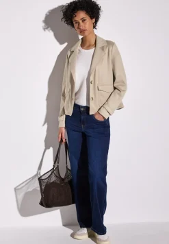 Velours Jacke