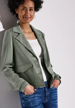 Velours Jacke