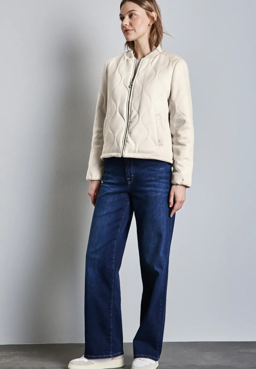 Velours Steppjacke
