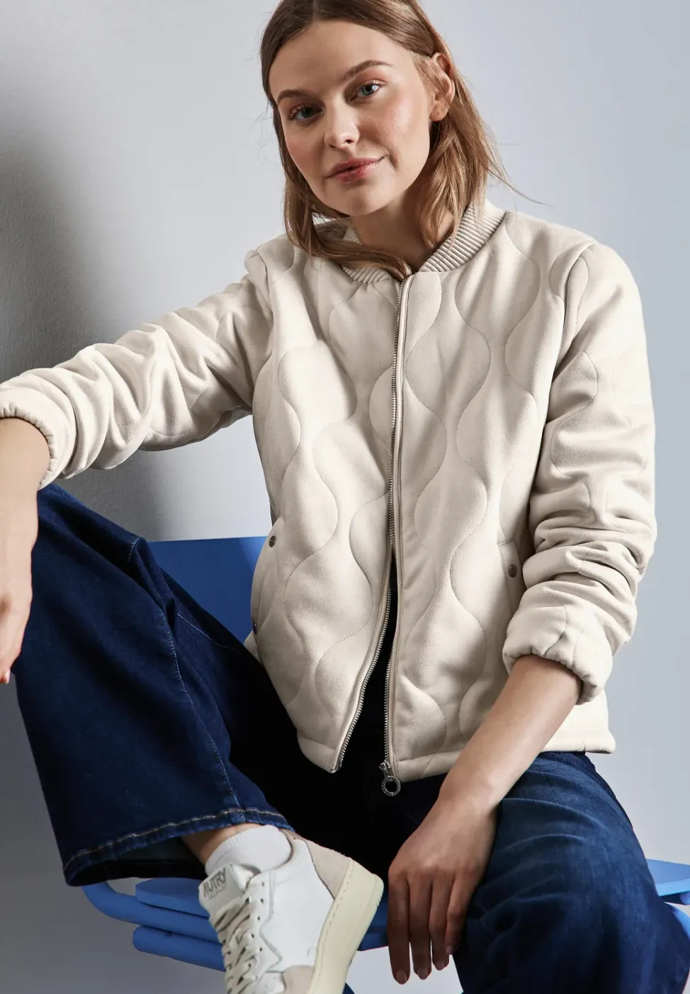 Velours Steppjacke