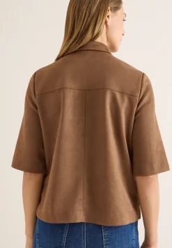 Veloursbluse