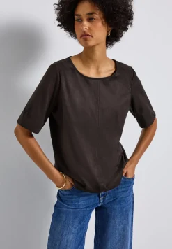 Velours Blusenshirt