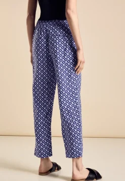 Viskose Hose mit Print