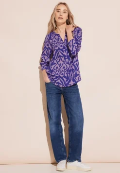 Viskose Print Bluse