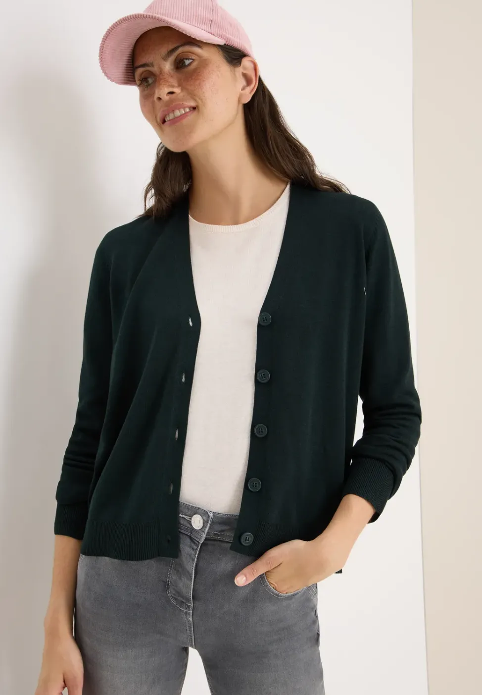 V-Neck Cardigan