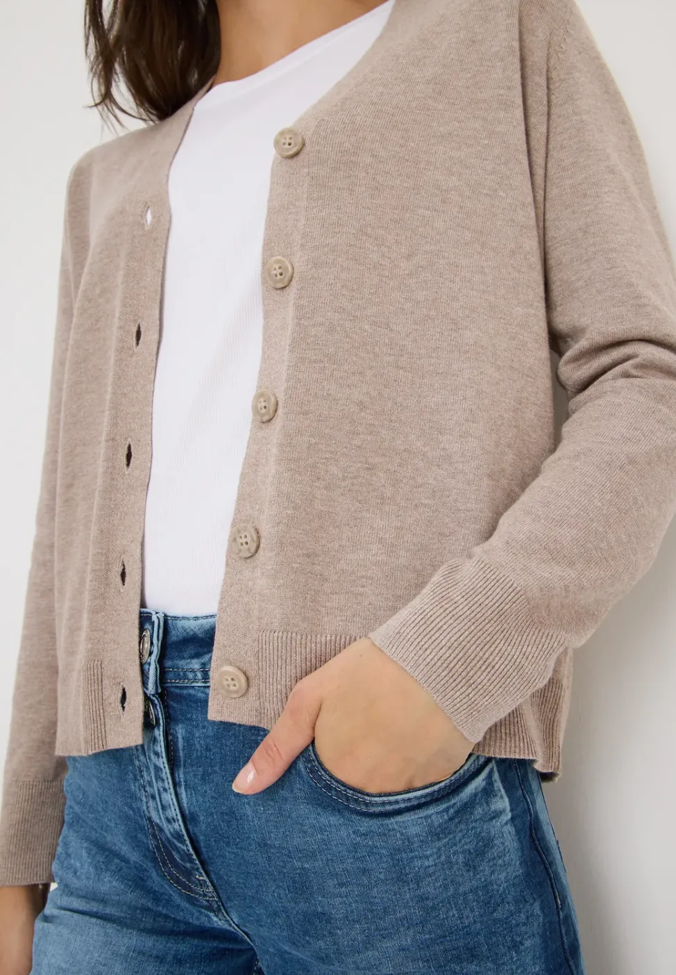 V-Neck Cardigan