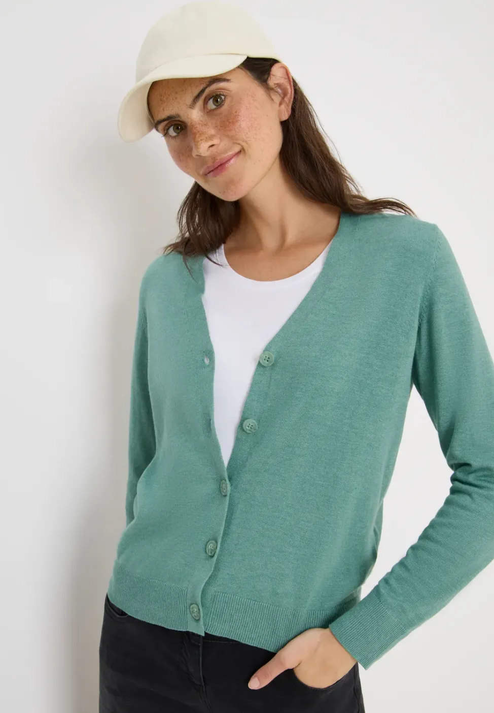V-Neck Cardigan