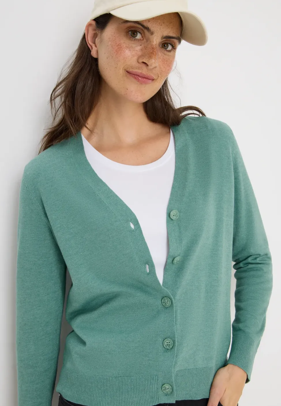 V-Neck Cardigan