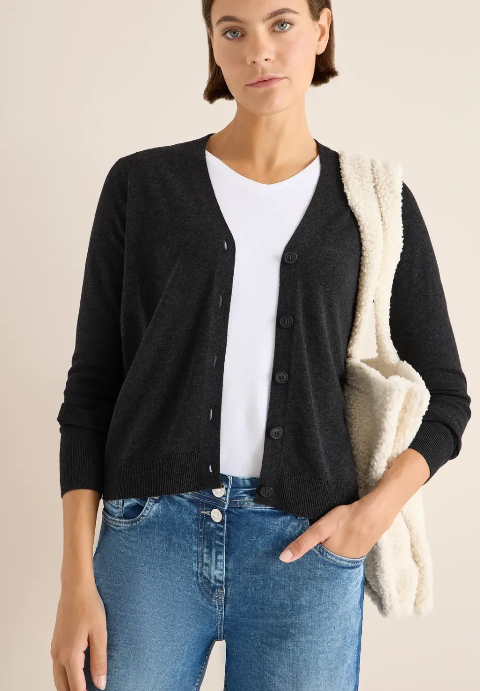 V-Neck Cardigan