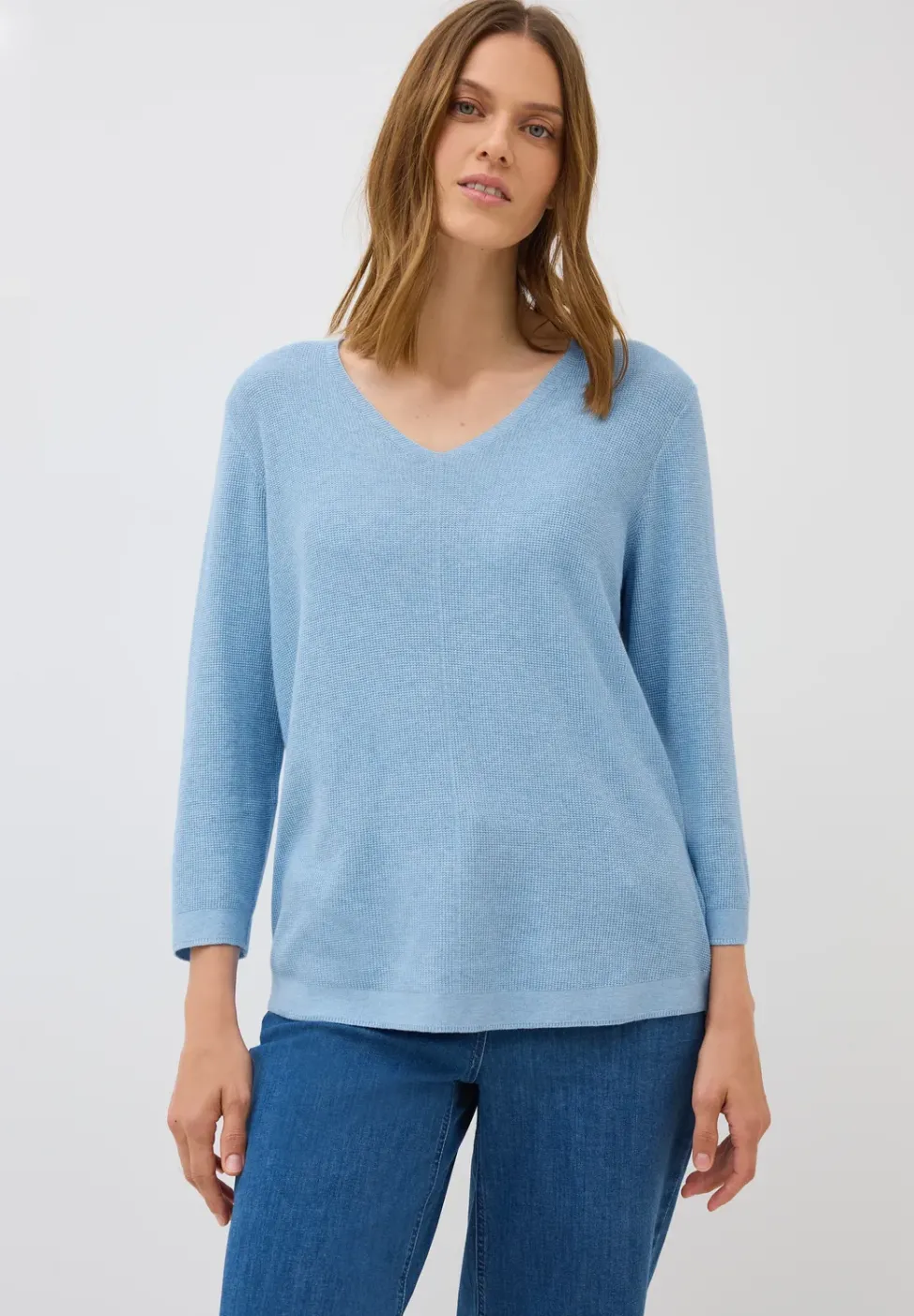 V-Neck Strickpullover