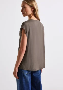 V-Neck Blusenshirt