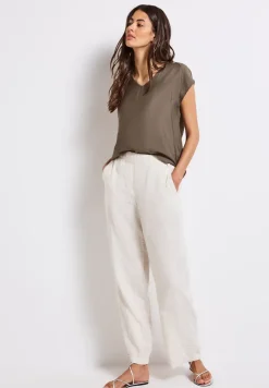 V-Neck Blusenshirt