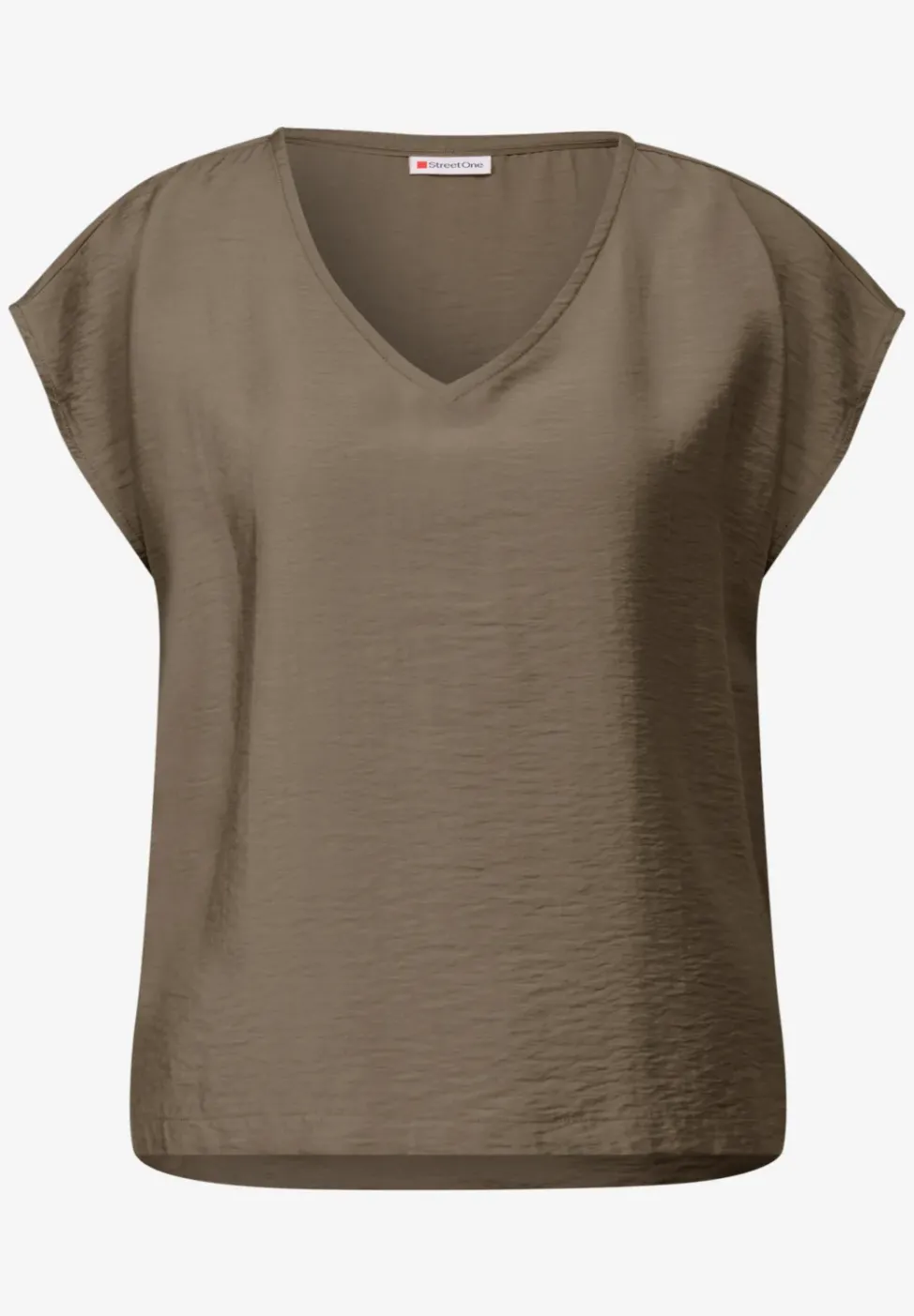 V-Neck Blusenshirt