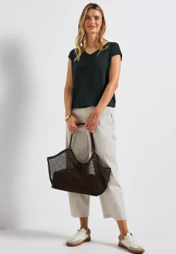 V-Neck Jersey-Shirt