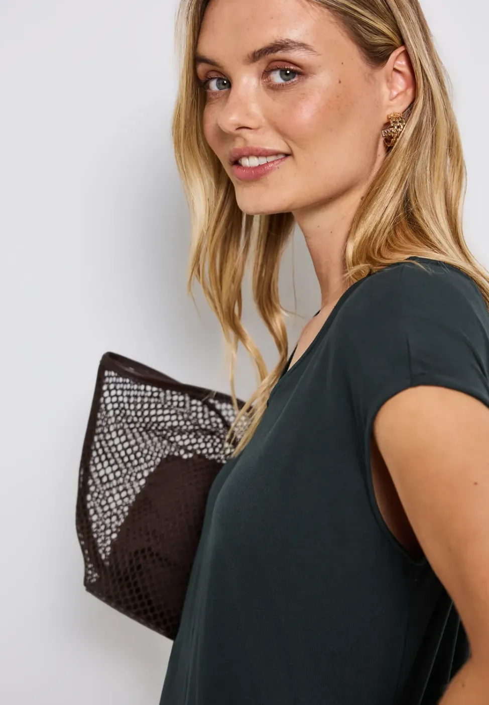 V-Neck Jersey-Shirt