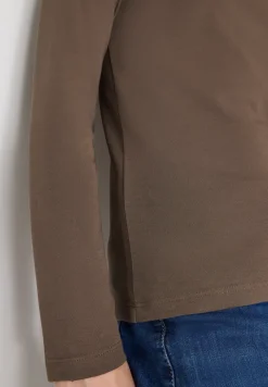 V-Neck Langarmshirt