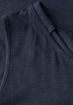 V-Neck Top mit Bändern