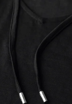 V-Neck Top mit Bändern