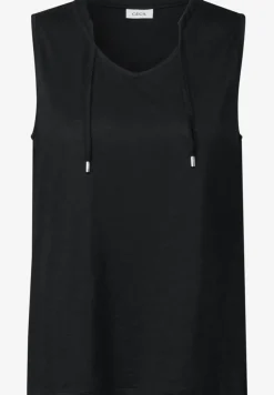 V-Neck Top mit Bändern