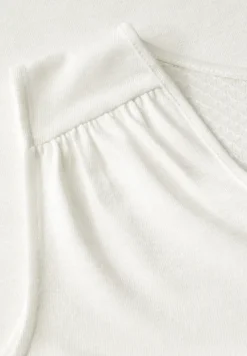 V-Neck Top mit Spitze