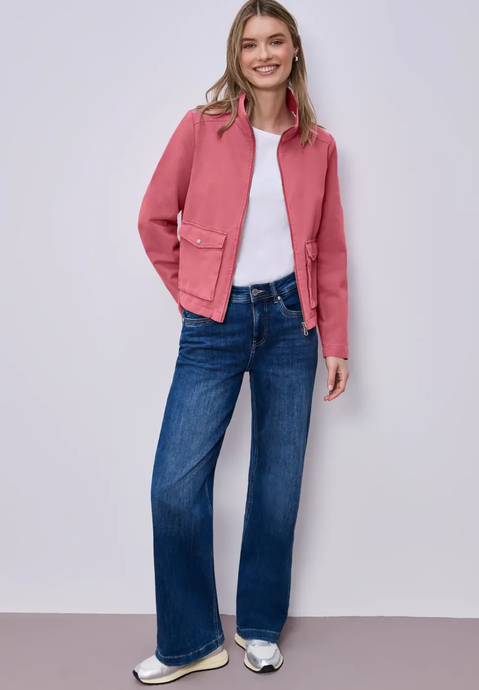 Washed-Look Jacke