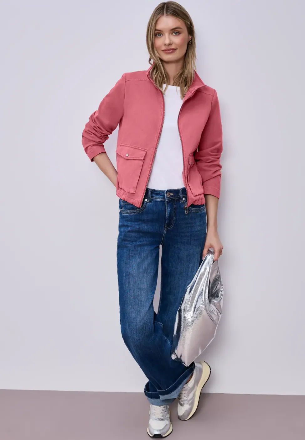 Washed-Look Jacke
