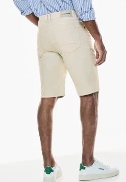 Washed-Look Jeans Shorts