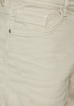 Washed-Look Jeans Shorts