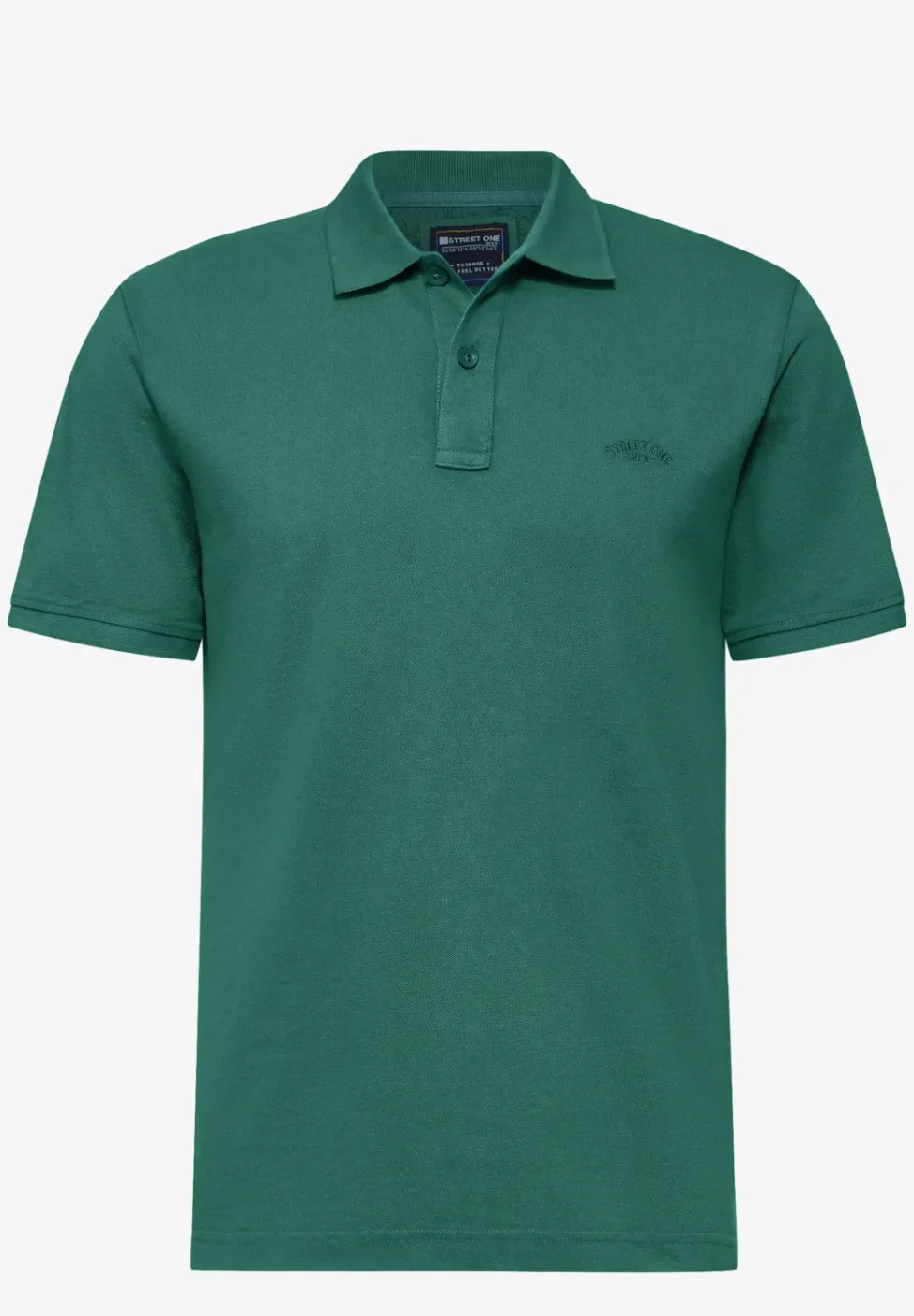 Washed-Look Poloshirt