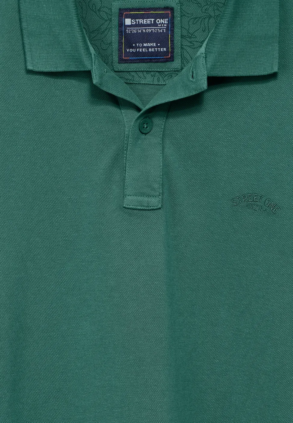 Washed-Look Poloshirt